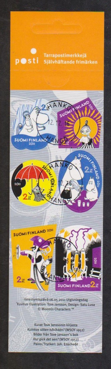 V91 Muumi 2011 leimattu vihko