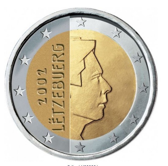 ** LUXEMBURG 2€ 2006 pillerissä **