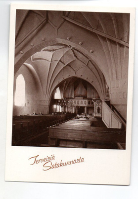 Ulvila :kirkko sisältä 1939