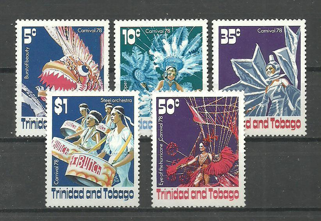 TRINIDAD & TOBAGO Karibia karnevaalit sarjaa 1978 **