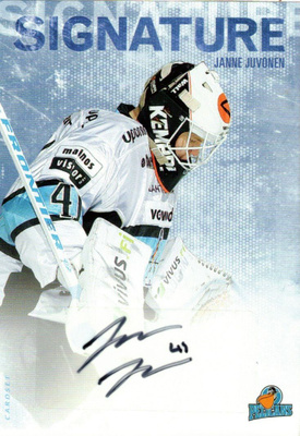 2016-17 Cardset JANNE JUVONEN Pelicans Signature nimmari