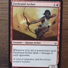 Magic the Gathering Firebrand Archer - pikkukuva 1