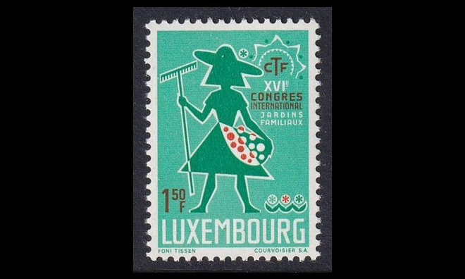 Luxemburg 756 ** Kotipuutarhurit (1967)