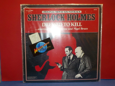 SHERLOCK HOLMES - DRESSED TO KILL OST EX+/VG+ U.S -70 LP