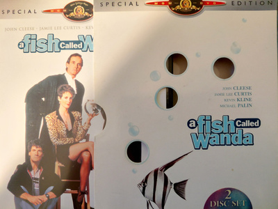 Kala nimeltä Wanda DVD (Kevin Kline ja Jamie Lee Curtis)