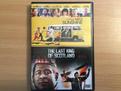 Little Miss Sunshine ja The last King of Scotland - DVD:t