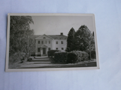 Lappfjärd, folkhögskolan, vanha mv valokuvakortti, p. 1963