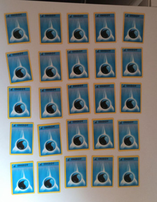 POKEMON ENERGY KORTIT 25 KPL, SININEN