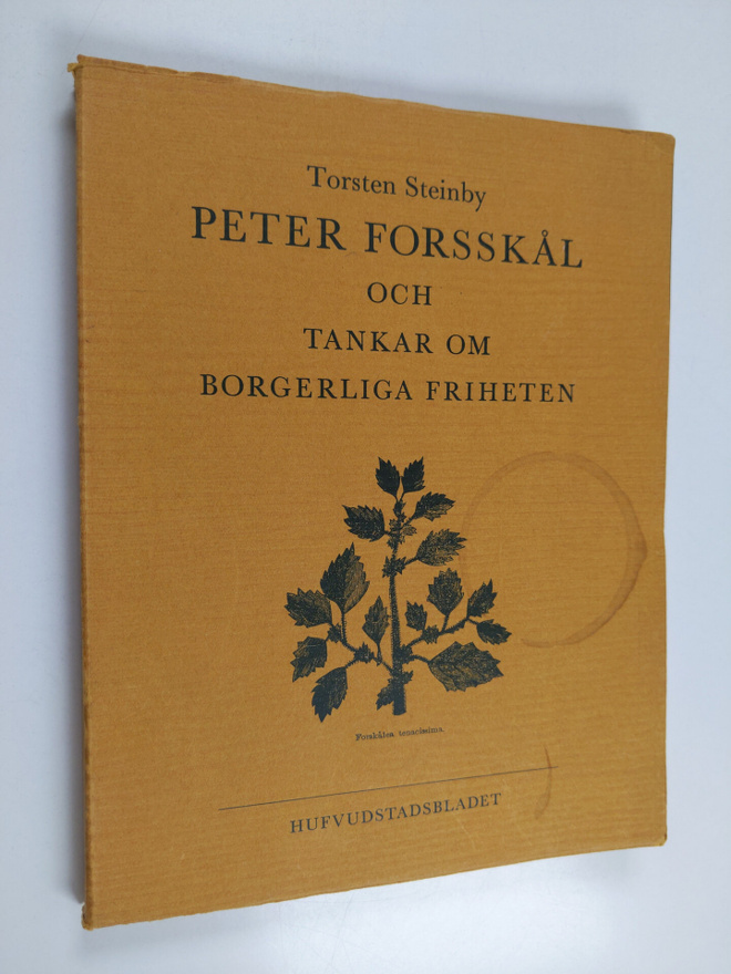 Torsten Steinby : Peter Forsskål och Tankar om borgerliga...