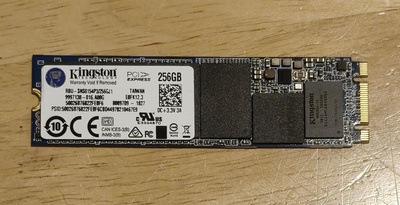 256GB NVMe SSD-levy Kingston