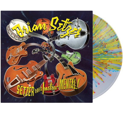 BRIAN SETZER : Setzer Goes Instru-mental - LP, splatter,uusi