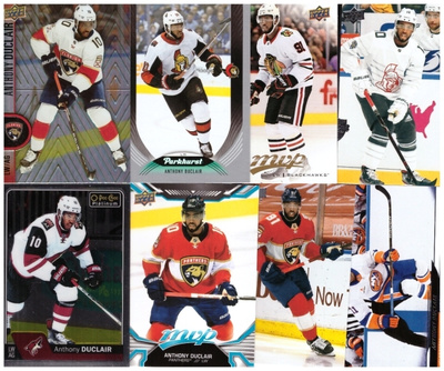 8 x ANTHONY DUCLAIR Blackhawks, Panthers, Senators