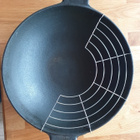 Valurautainen paella-/wok-pannu - pikkukuva 3