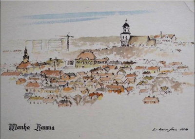 kortti ** Rauma - erilaisia taidekortteja
