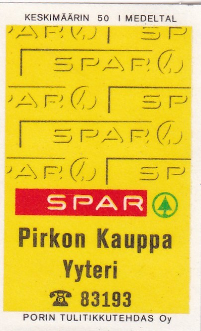 Yyteri, Pirkon Kauppa, SPAR    b522