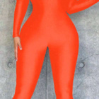 CATSUIT poltettu oranssi sexy koko M elastinen uusi! - pikkukuva 1
