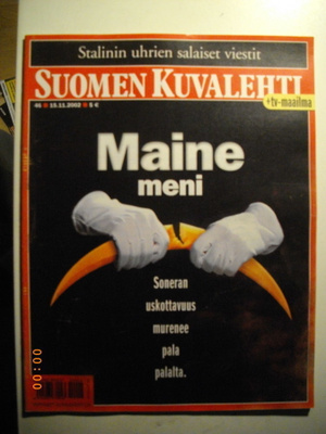 Suomen Kuvalehti Nro 46/2002. (13.3)