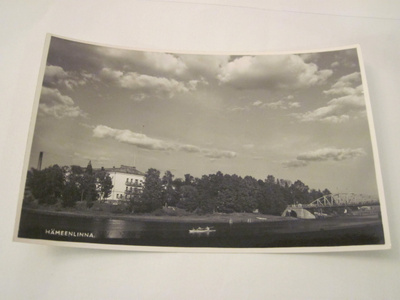VANHA Postikortti Hämeenlinna 1950-l Alkup.Mallikappale