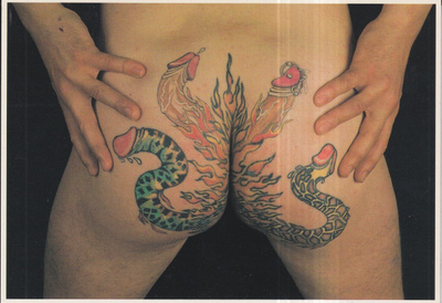 Tatuointi, Tattoo, peppu, mies,  e104