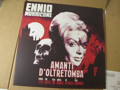 Ennio Morricone Amanti D'oltretomba lp soittamaton pun vin