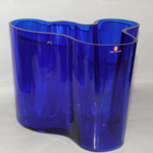 Iittala Aalto SAVOY maljakko koboltinsininen, sign+numeroitu - pikkukuva 1