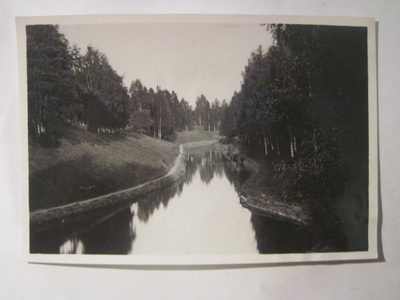 VANHA Valokuva Saimaan Kanava 1930-l Alkup.Mallikappale