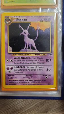Espeon #20 Neo Discovery RARE NON HOLOGRAPHIC card