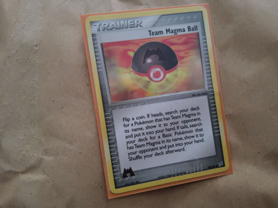 Team Magma Ball (MA 80) EX Team Magma vs Team Aqua card