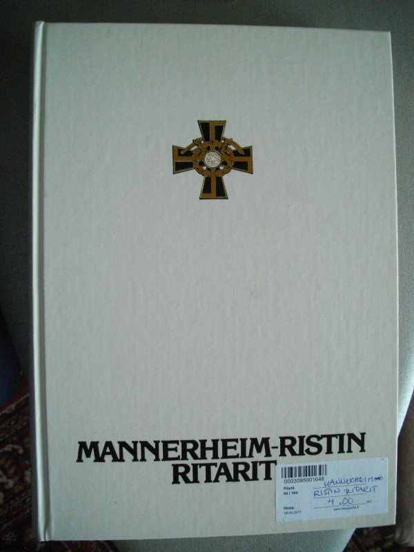 A.F.Airo: Mannerheim-ristin ritarit (10.3)