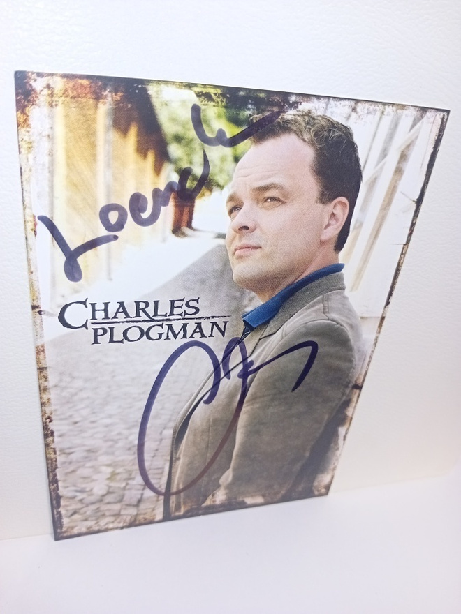 Fanikortti Charles Plogman (  SIGNED  / NIMIKIRJOITUS  )