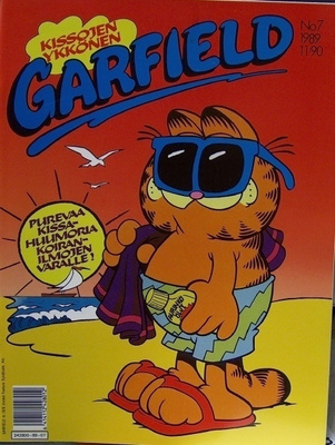 Garfield lehti 7 / 1989 , lukematon