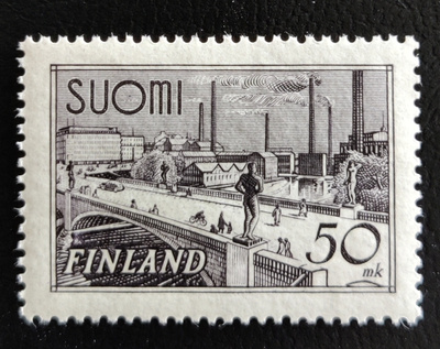M1930 Yleismerkki Tampere 50 mk **