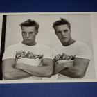 Bruce Weber POSTIKORTTI Stoltzfus twins 1982 - pikkukuva 1