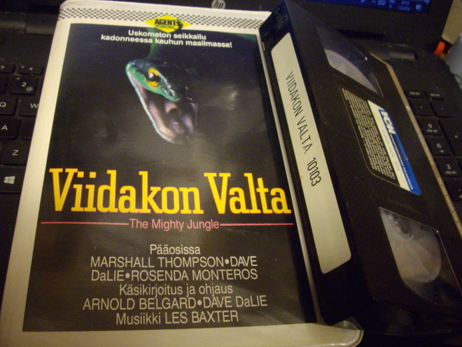 VHS :  Viidakon valta - The Mighty Jungle (USA MEXICO 1964)