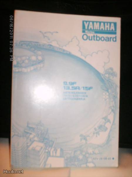 YAMAHA Marine Outboard 9.9F 13.5A/15F Käyttöohjekirja