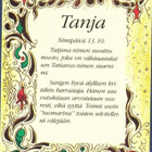 kortti ** Etunimi Tanja Niina Eino - eril. loka-marraskuulta - pikkukuva 3