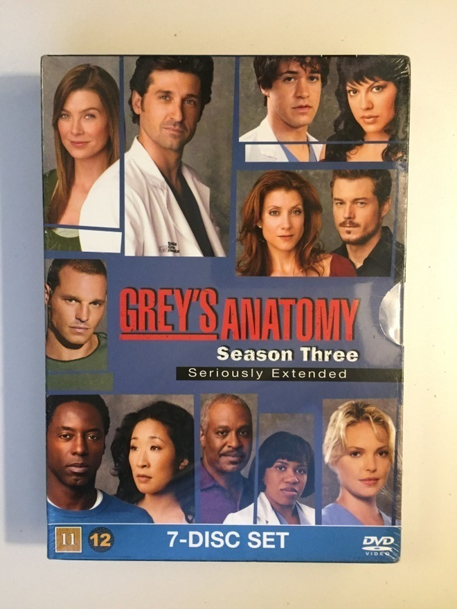 Greyn Anatomia - Kausi 3 [7xDVD] UUSI MUOVEISSA!
