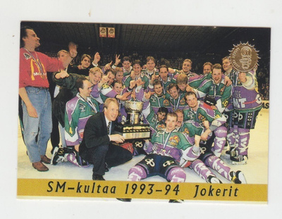 Sisu Jokerit 93-94 SM kulta.