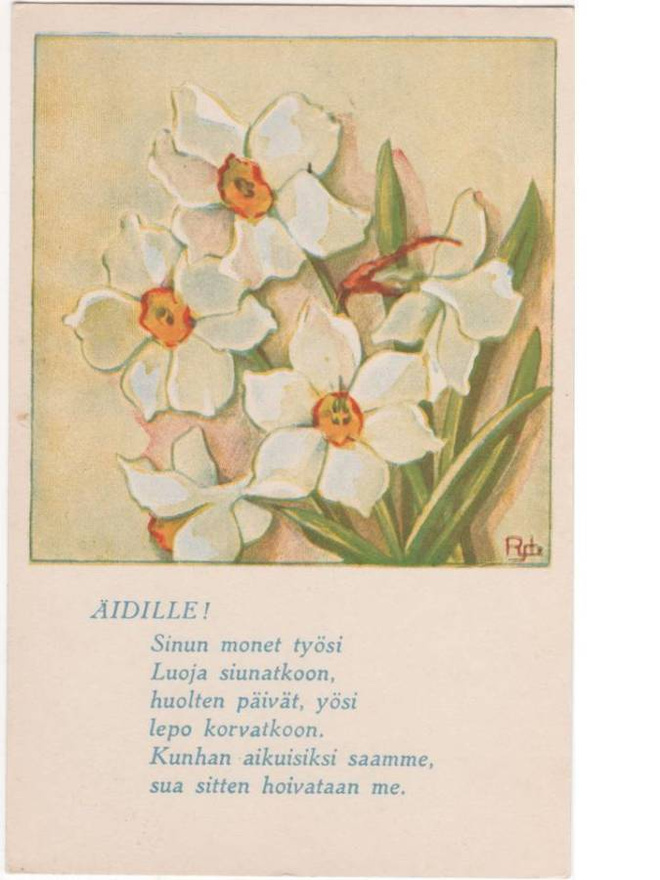 kortti **/° Ramstedt Devadatta Kukka - erilaisia onnitteluun