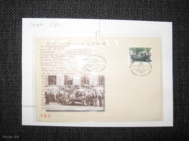Suomi*Finland*FDC 27.1.1999 Työväenliike 100 vuotta