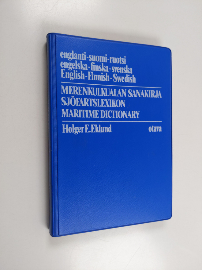 Holger E. Eklund : Merenkulkualan sanakirja : englanti - ...
