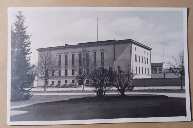 Pori, Suojeluskuntatalo, vanha valokuvapk, ei p.