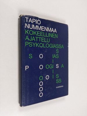 Tapio Nummenmaa : Kokeellinen ajattelu psykologiassa