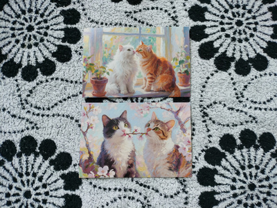~Kissa kortti~ 2kpl