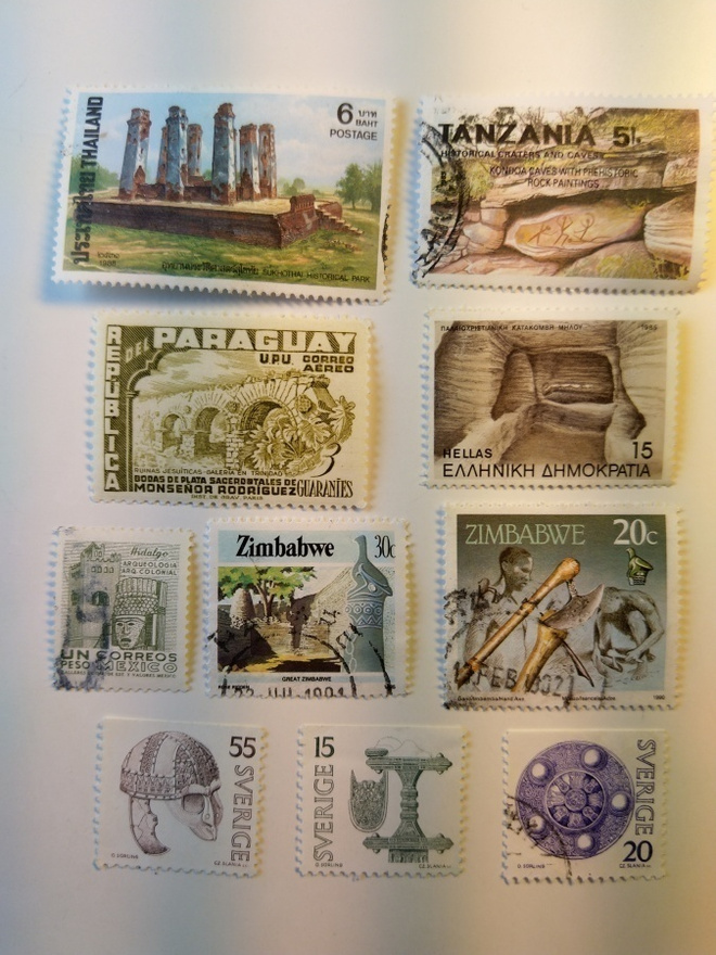 Postimerkki arkeologia 10 erilaista