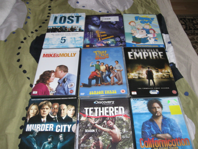 9 KPL DVD TV-Sarjat: