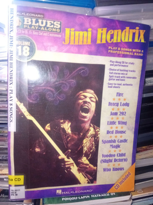 Nuottikirja + CD : Jimi Hendrix BLUES PLAY-ALONG