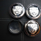 Jaguar vannekeskiöt – Kromi-musta – 59mm (4kpl s - pikkukuva 3