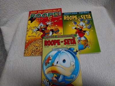 ROOPE-SETÄ  3 kpl   368, 369, 399   HYVÄ