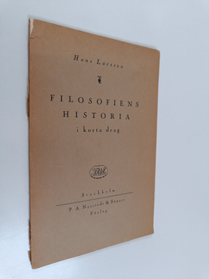 Alf Ahlberg : Filosofiens historia i korta drag